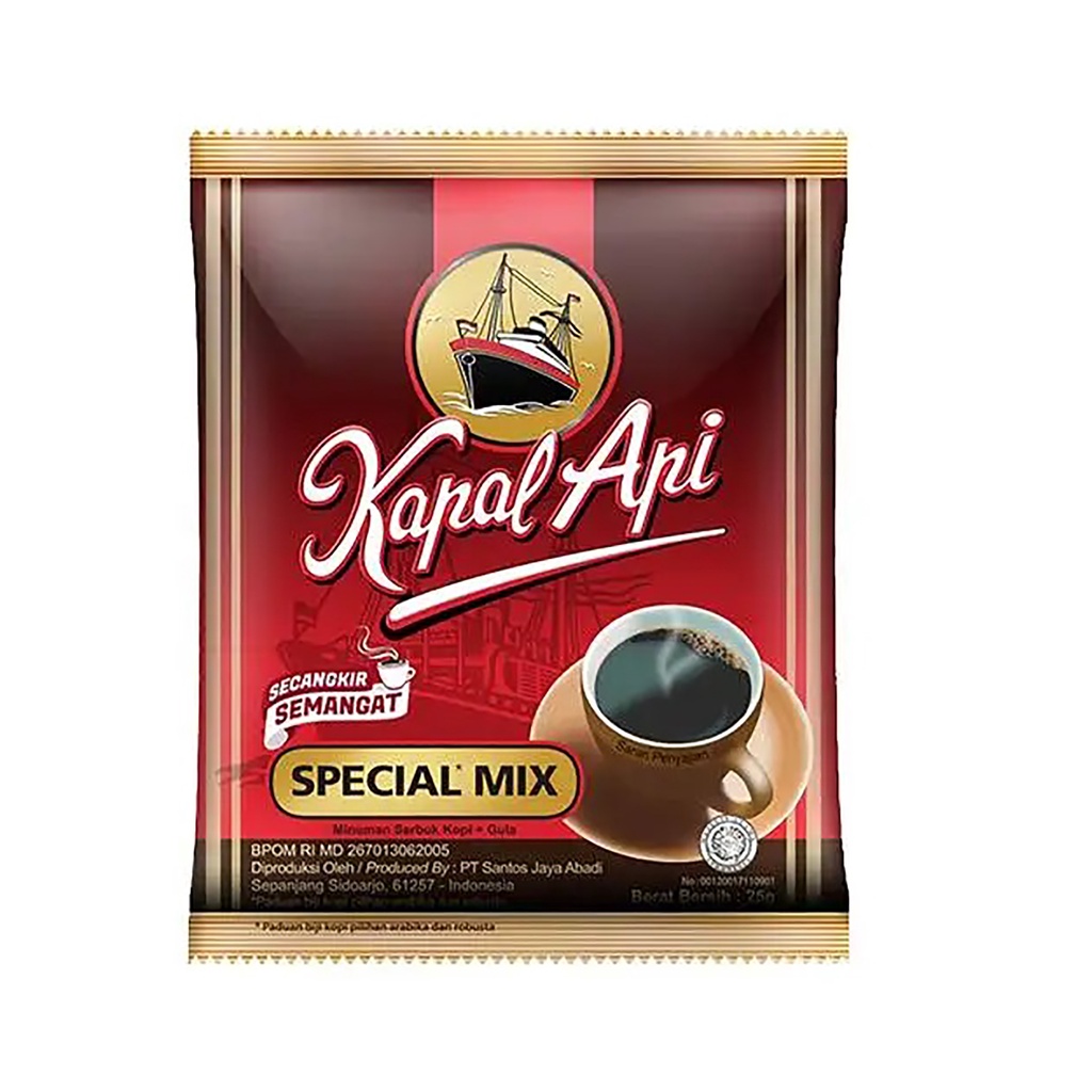 Bisa COD Kopi kapal Api Special Mix 24g Kopi Hitam Kapal Api