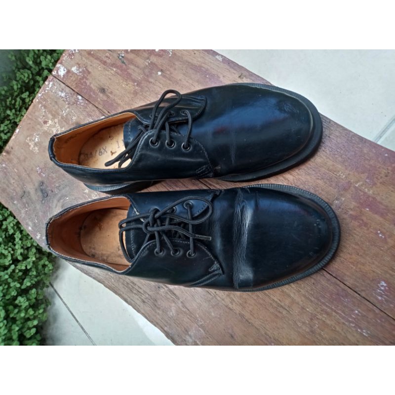 dr martens 1461 pw black smooth