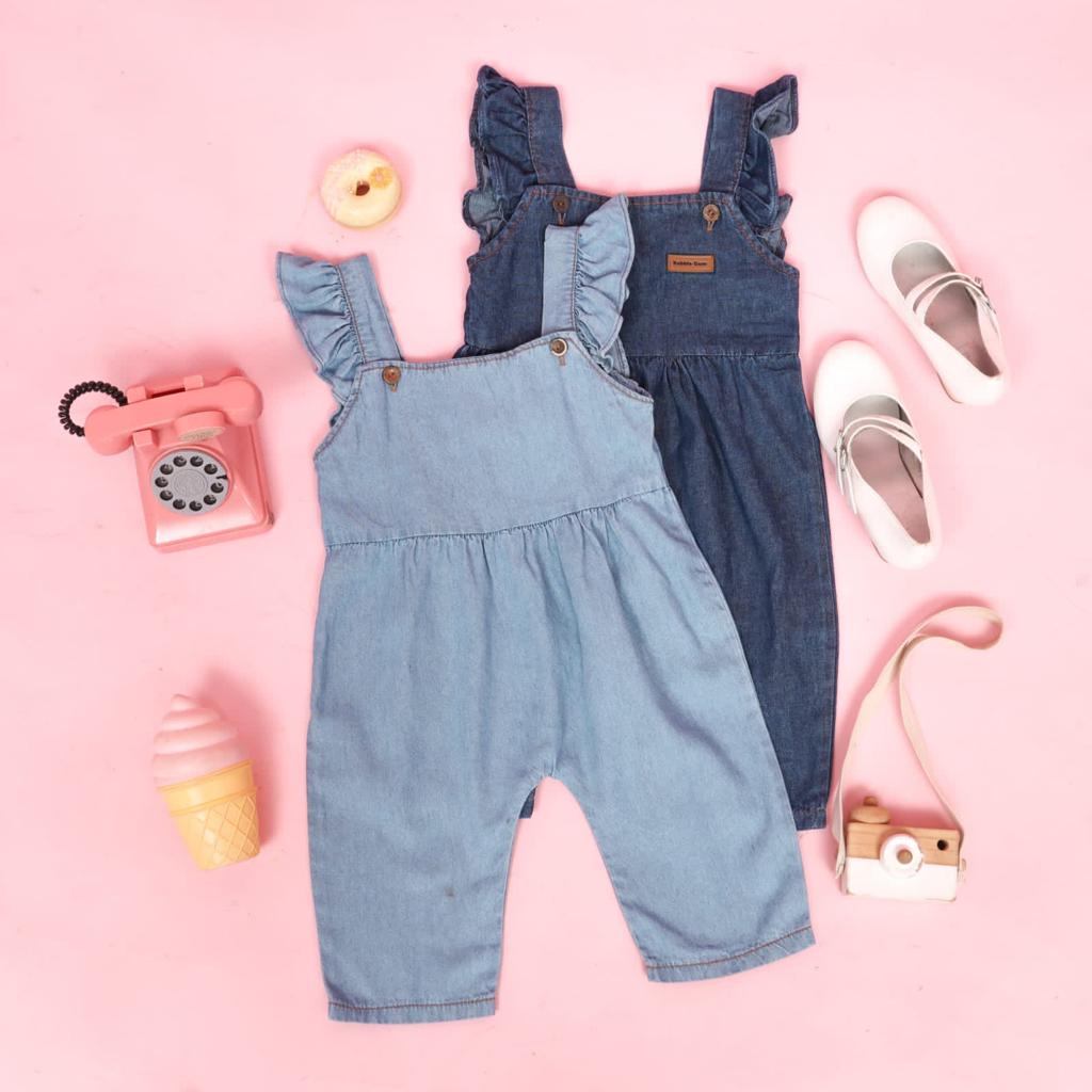 JUMPSUIT JENIE/ JUMPSUIT JEANS ANAK KEKINIAN/ JUMPSUIT ANAK PEREMPUAN/JUMPSUIT ANAK 3-5 TH