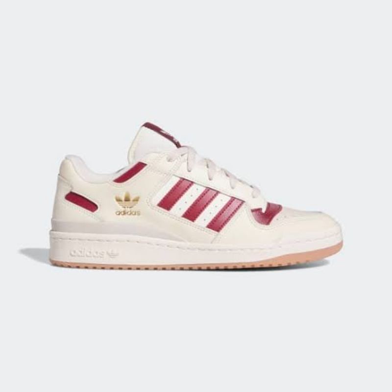 Sepatu Adidas Forum CL Low white Red Men Shoes Original