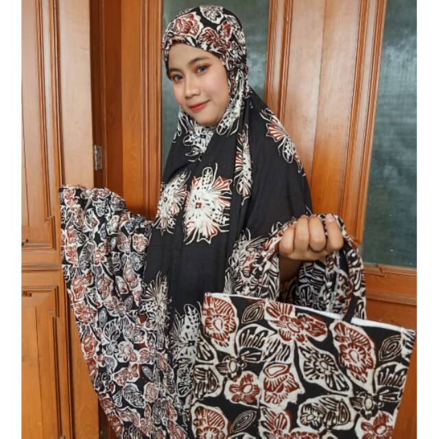 Mukena batik pekalongan mukena santung super adem mukena jumbo grosir mukena rayon