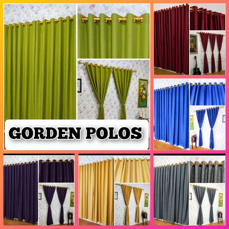 GORDEN PINTU DAN JENDELA POLOS TERBARU KORDEN EMBOS MINIMALIS HORDENG MURAH BAGUS UKURAN 135X220CM