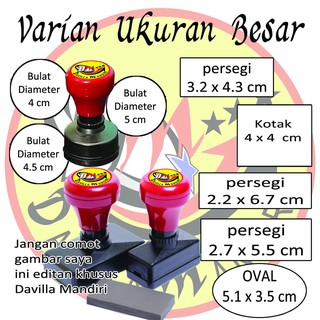 Stempel Otomatis  Stempel flash Murah 1 warna Shopee 