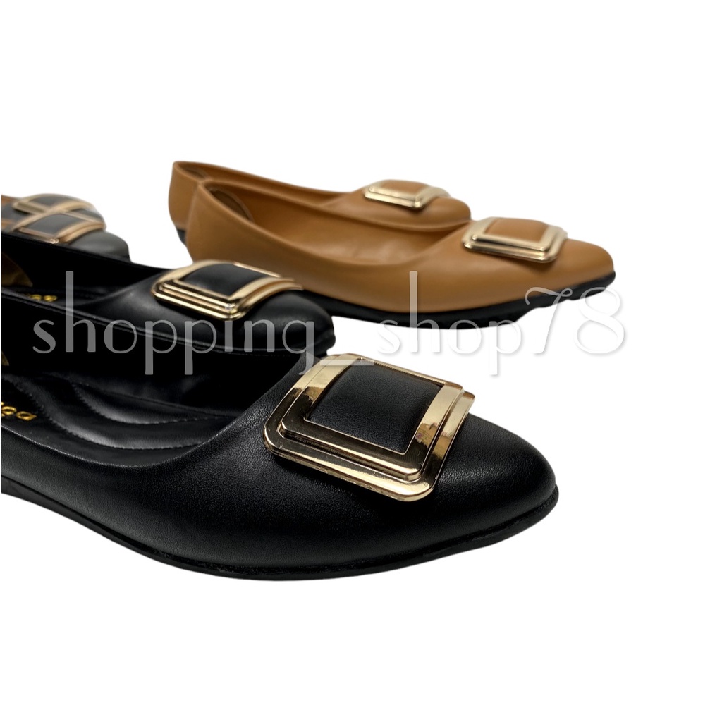 Sepatu Flatshoes Wanita Lancip Gratica B05 RG