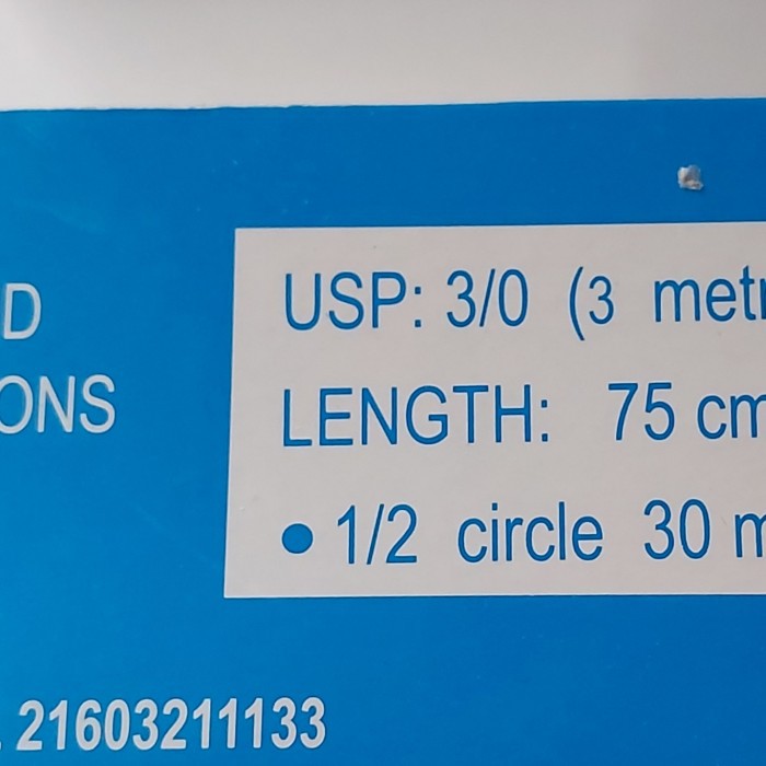 Sutures Catgut Chromic With Needle Dr. SELLA. Benang Chromic + Jarum. Chromic Plus Needel SELLA.