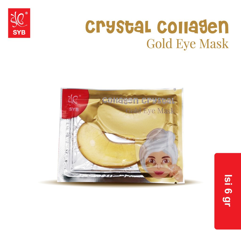 SYB Collagen Crystal Gold Eye Mask &amp; l | EYE MASK | MASKER MATA SYB BPOM