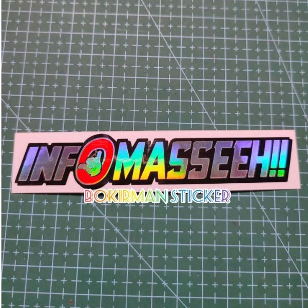 STICKER INFO MASSEEH!! CUTTING