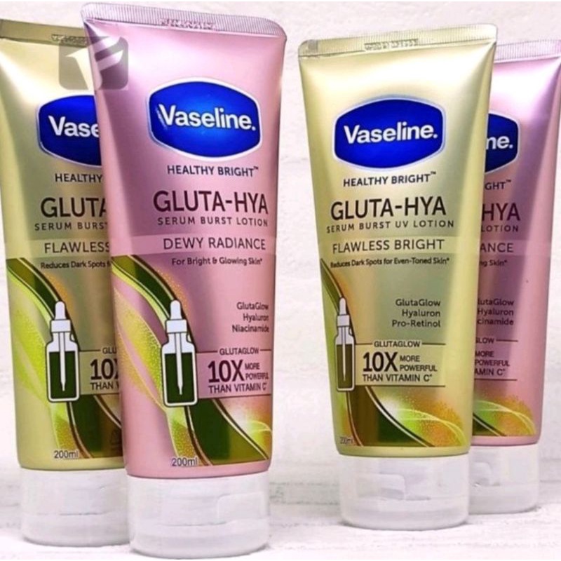 HAND BODY VASELINE SERUM GLUTHA HYA 10X LEBIH PUTIH