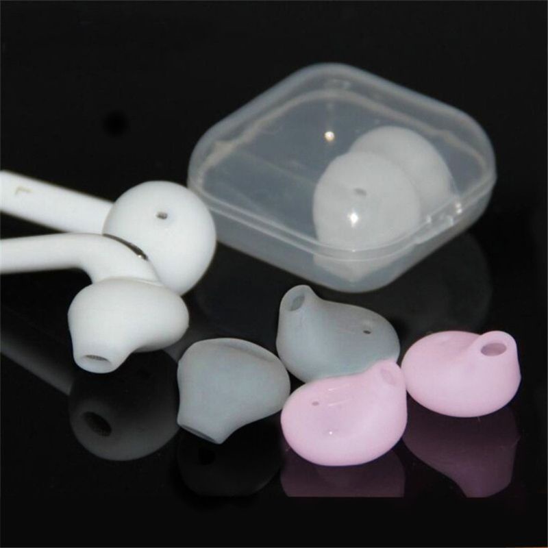 btsg 10pcs/lot Soft Silicone Ear Pads Eartips For S-ony WI-SP500 For S amsung S7 S6 Edge 9200 level u In-ear Headphones