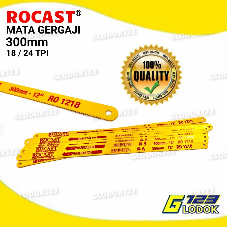 Mata Gergaji Besi Sandflex Bahco Rocast 24T 18T ASLI