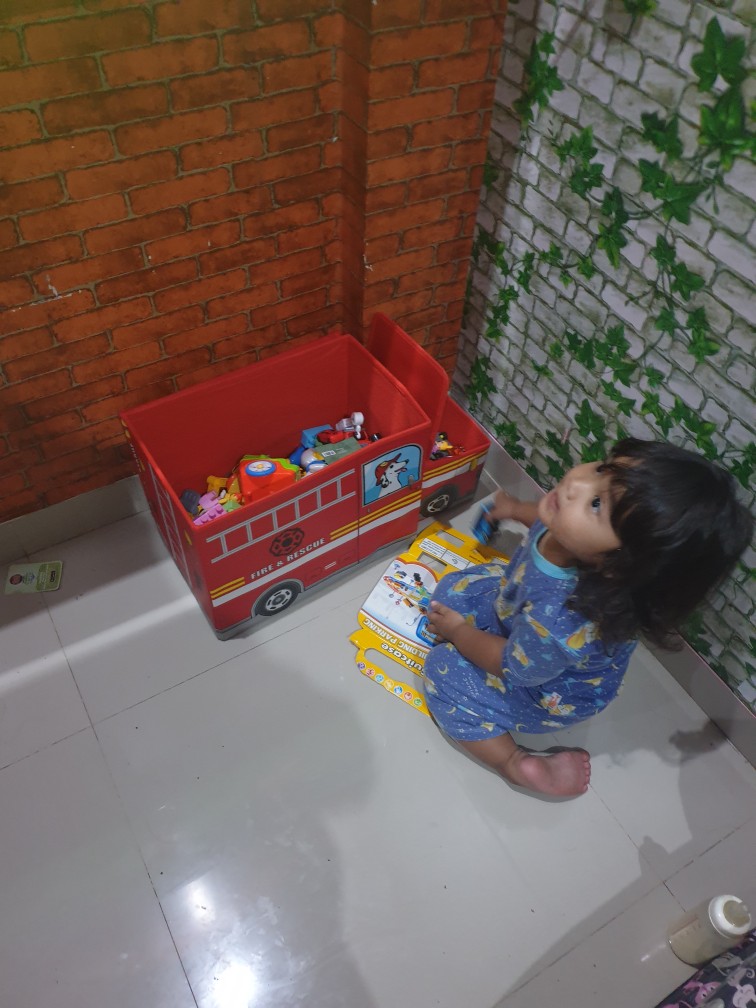 Homes Kotak Penyimpanan Serbaguna Kotak Penyimpanan Mainan Mobil Bisa Terlipat