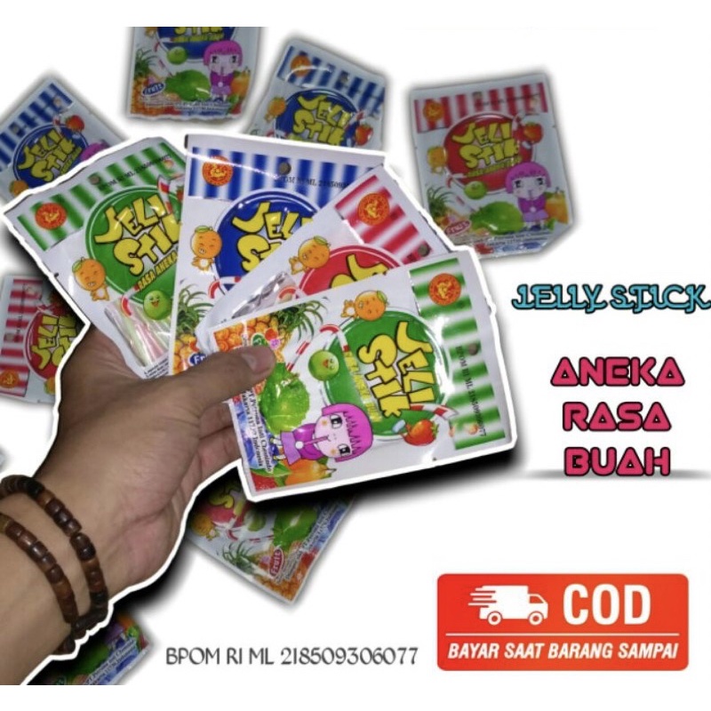 

PERMEN JELLY STIK PENDEK ANEKA RASA BUAH