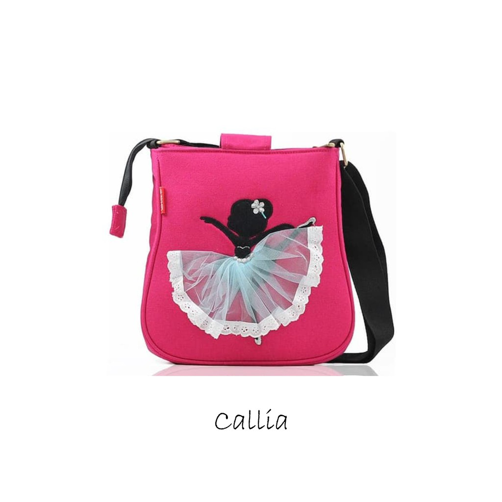 Kabizaku Patch back motif CALLIA  sling bag wanita bahan canvas etnik original berkualitas