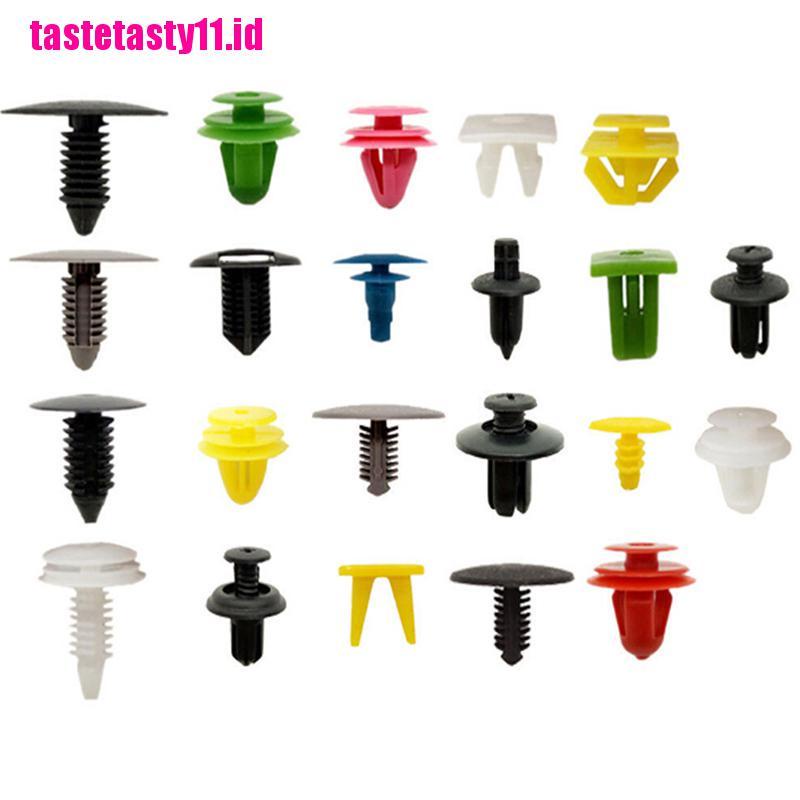 【TTID】500Pcs Mixed Auto Car Fastener Clip Bumper Fender Trim Plastic Rivet Door