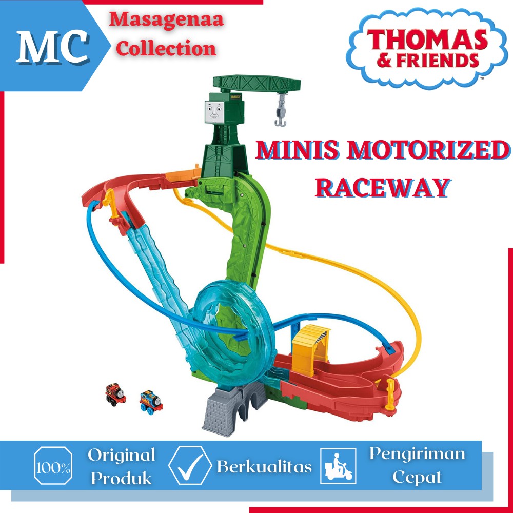 Mainan Trek Rel Kereta Kreta Api Mainan Anak Thomas And Friends Friend Minis Track Motorized Raceway