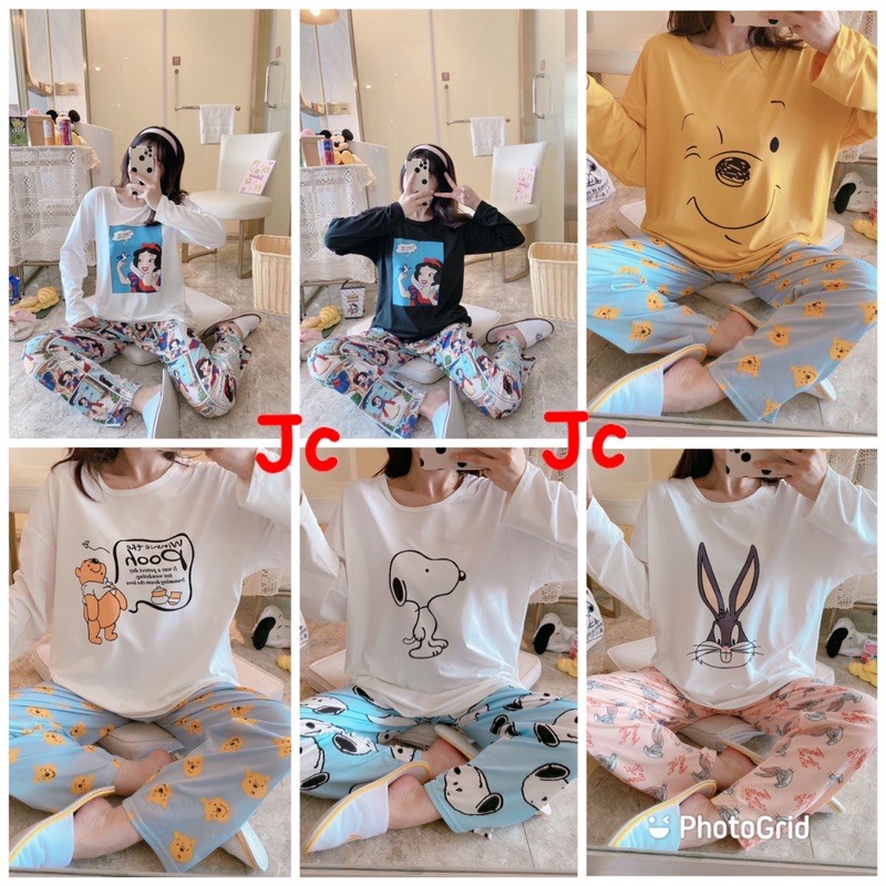 RESTOCK JC Stelan Oversize PP Import / Stelan Tidur Bigsize Import PP / stelan wanita Import murah