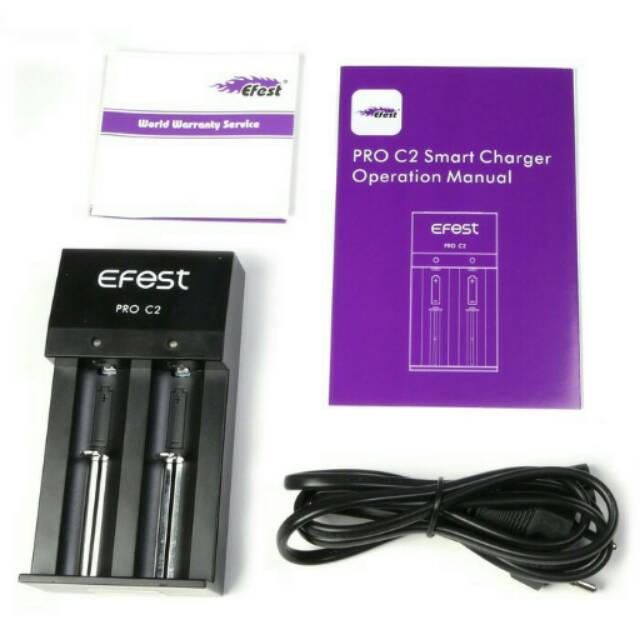Efest Pro C2 Charger For 18650 26650 14500 Dll (Upgrade Efest SODA)