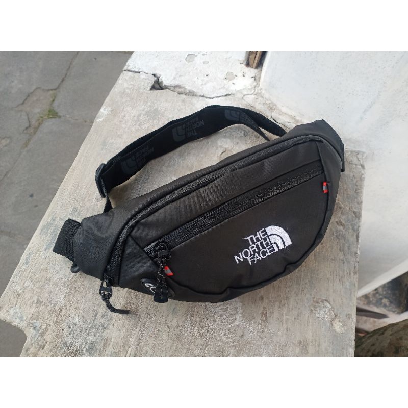 TAS SELEMPANG WATERPROOF TAS PINGGANG ANTI AIR WAISTBAG PRIA WATERPROOF MURAH TAS PINGGANG TNF