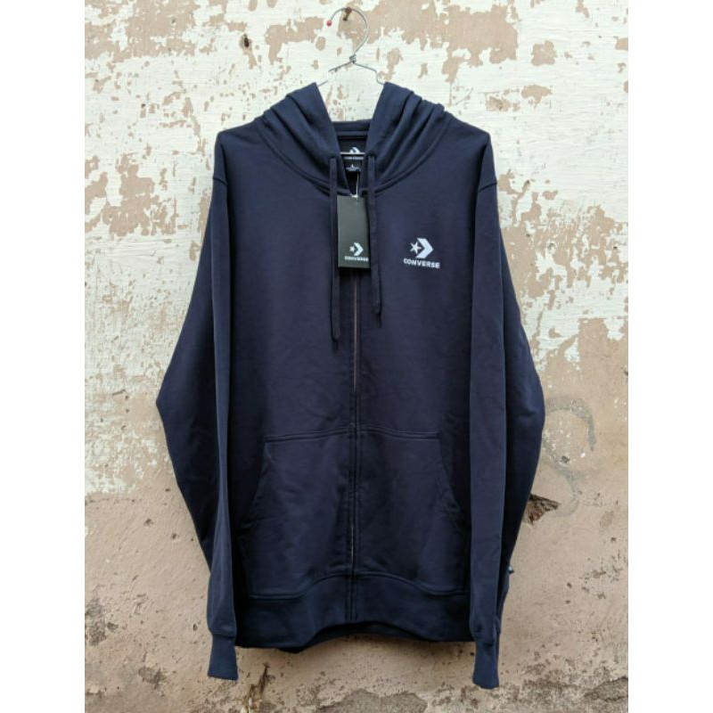 Zip Hoodie Converse navy