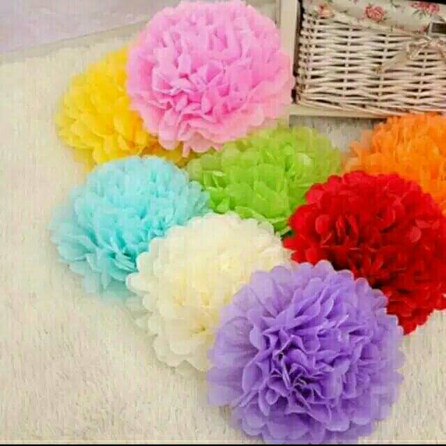 

Pompom kertas / hiasan ulang tahun /natal /termurah