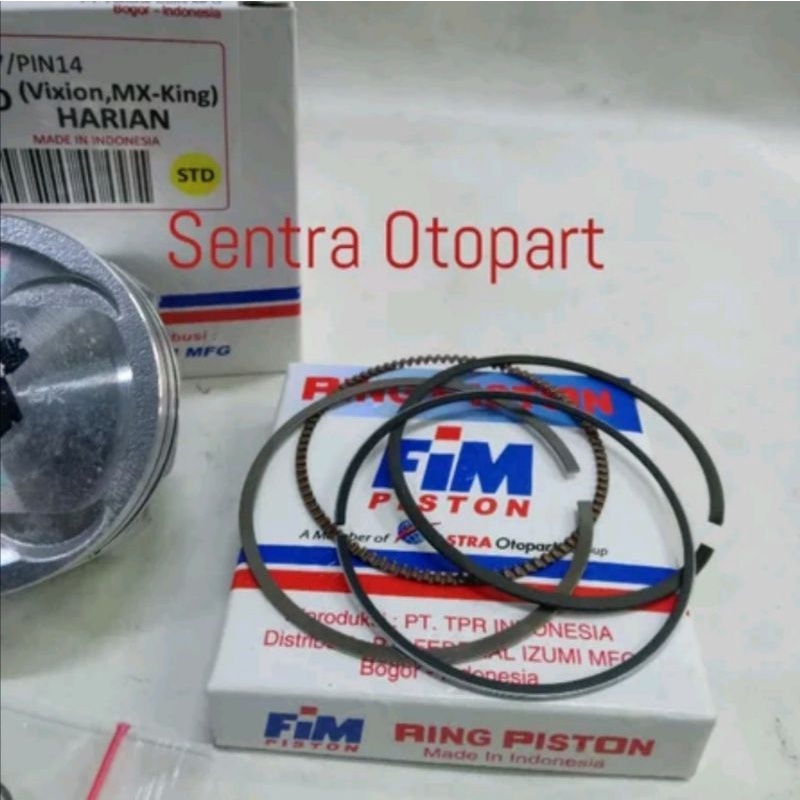 Piston seher kit vixion mx King r15 old oversize std 0 fim