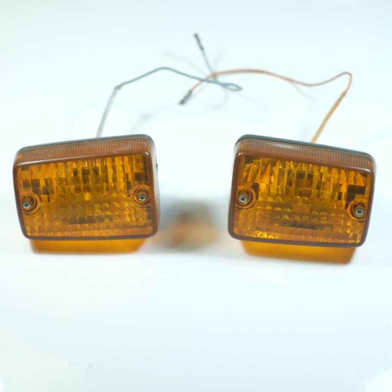 lampu sein reting depan honda c700 c800 supercup original nos ori baru