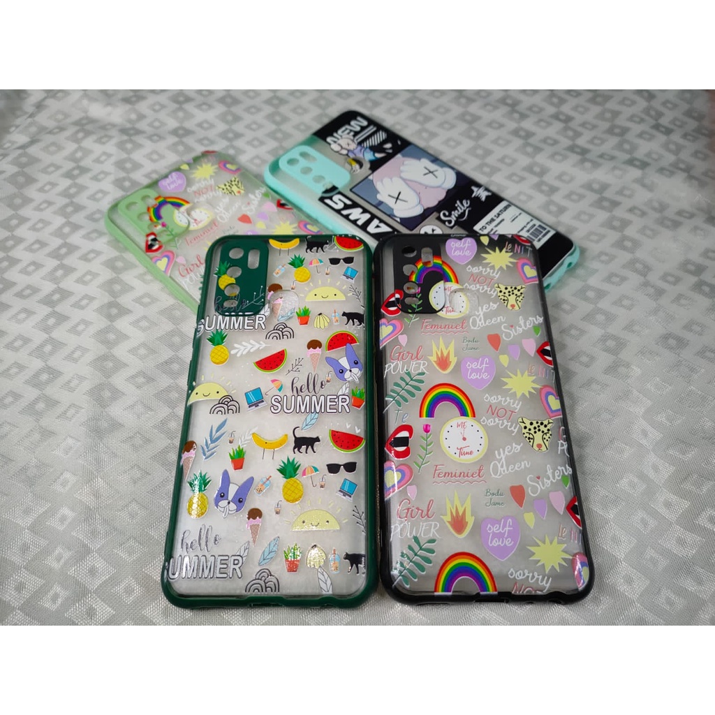 CASE MY CHOICE KARAKTER PLUS PELINDUNG CAMERA OPPO A5S / F9 /A7 / A12