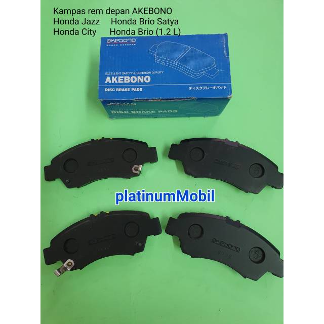 Kampas rem depan Honda Jazz / City / Brio 1.2 L / Brio Satya AKEBONO