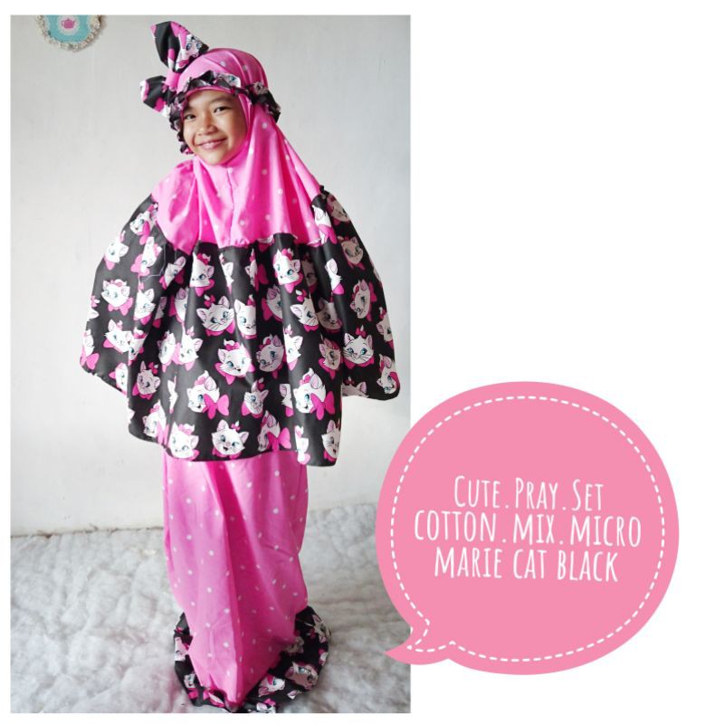 mukena anak, balita, mukena 1tahun, mukena 2 tahun, mukena katun couple ibu anak, mukena tyedye