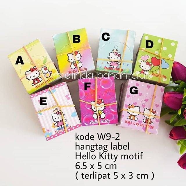 

Kode W9-2 LABEL HANGTAG / GANTUNGAN JEPIT / KERTAS LABEL motif. Per ikat isi 100 pcs. Tidak campur motif ya saaay..