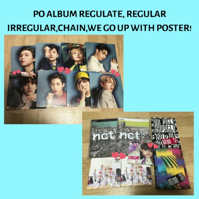 PO ALBUM REGULATE,REGULAR IRREGULAR, CHAIN, WE GO UP