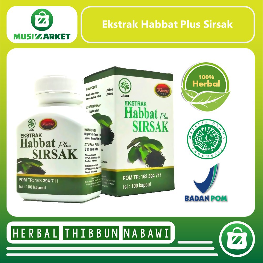 

MM KAPSUL HABBAT PLUS SIRSAK KHARISMA 1OOKPS HERBAL KANKER TUMOR TERBAIK