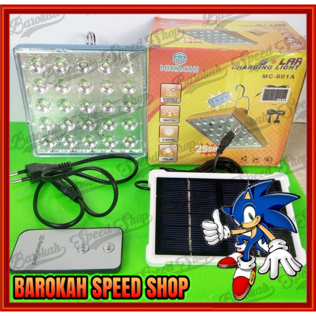Lampu Emergency Led Charger Dengan Tenaga Surya Solar Panel Dan Remote - Second Yg Sudah Di Modif