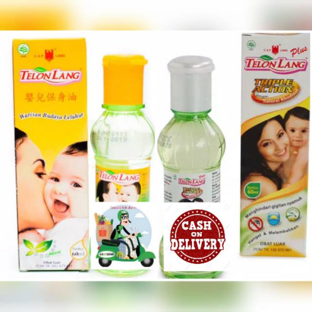 Telon Lang 60ml// Plus anti nyamuk 10jam 60ml ORIGINAL-BPOM