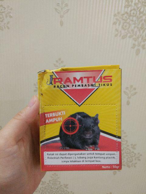 Racun Tikus Ramtus Original Paling Ampuh Mati Kering