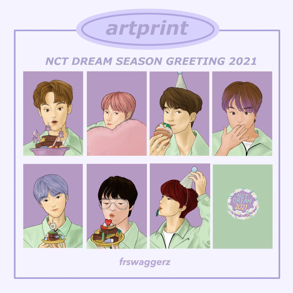 NCT Dream Season's Greeting Art Print