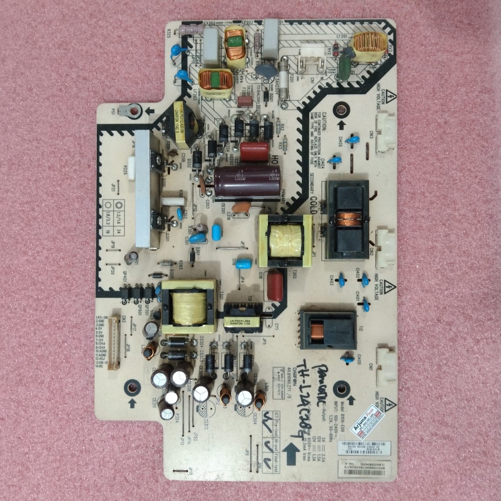 PSU PANASONIC TH L24C28G POWER SUPPLAY TV PANASONIK 24C28G