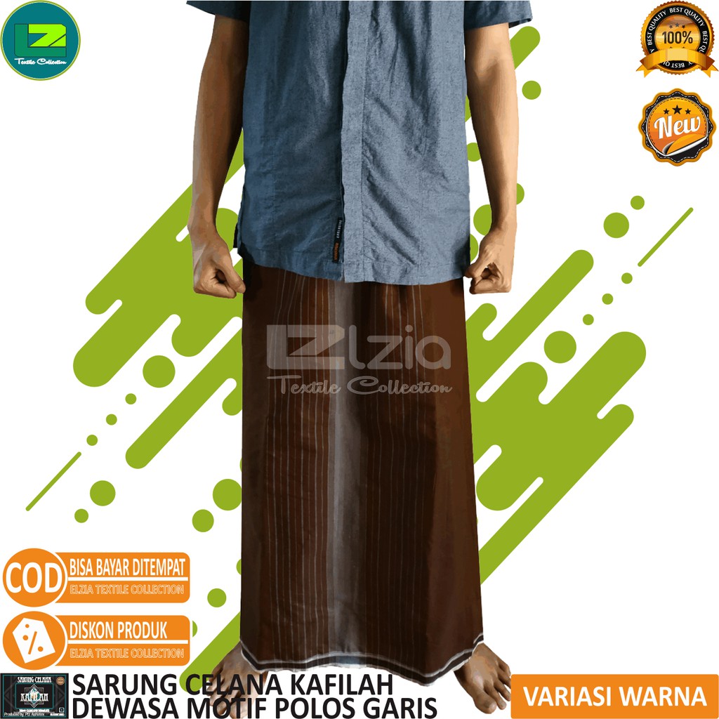 SARUNG CELANA DEWASA SAMPAI JUMBO MOTIF POLOS GARIS KAFILAH