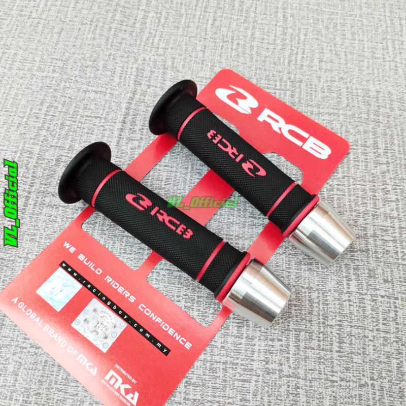 HANDGRIP SARUNG GAS RCB RACING BOY ORIGINAL + JALU STANG CHROME MODEL PCX UNIVERSAL MOTOR HANDGRIP HANDFAT HANDSPAD GRIP RCB HG55 HG 55 HG 66 ORIGINAL RCB RACINGBOY beat mio vario scoopy honda yamaha suzuki grand filano vespa sprint primavera vespa matic