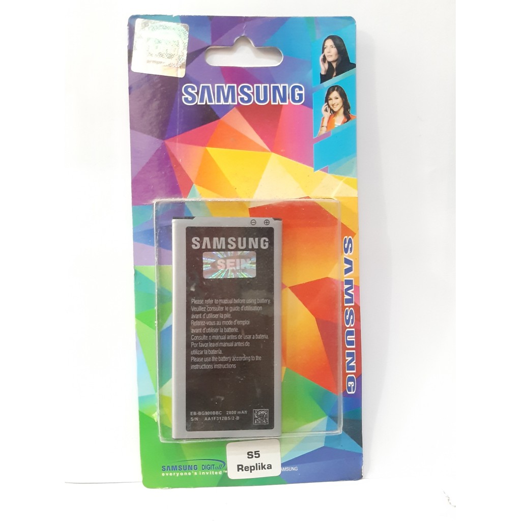 BATTERY BATERAI BATERE SAMSUNG S5 REPLIKA - I9600 - G900 REPLICA