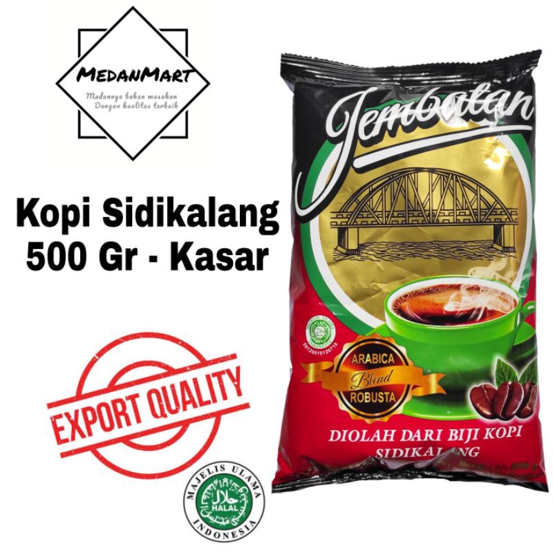 

Bubuk Kopi Arabika Blend Robusta Kopi Sidikalang Cap Jembatan 500 Gr