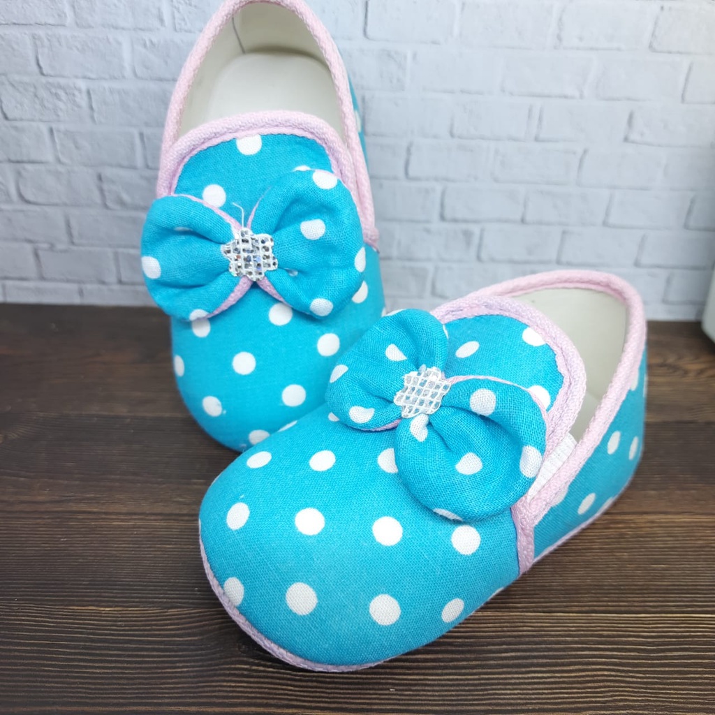 mandirishoestore-SEPATU PREWALKER POLKADOT ANAK PEREMPUAN FPY02