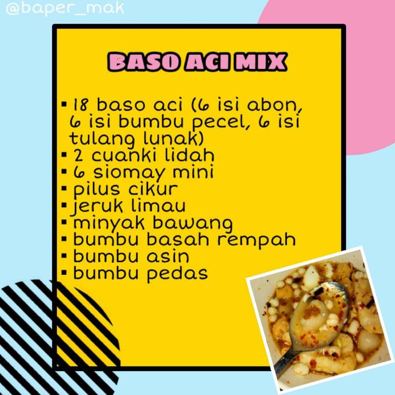 

Baso Aci Mix