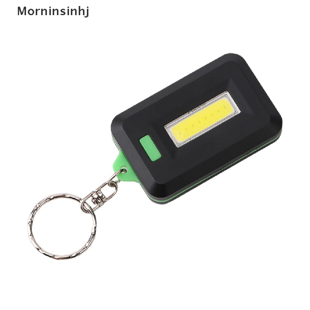 Mornin Senter LED COB Mini Portable Anti Air Dengan Gantungan Kunci Untuk Camping