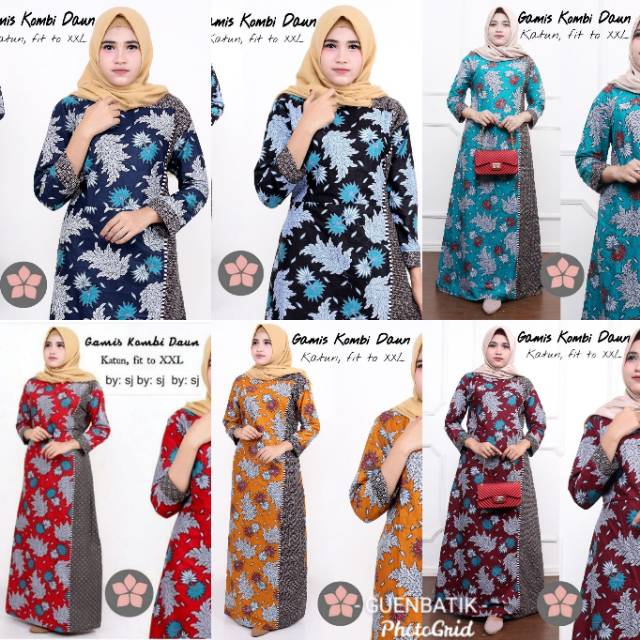 Dress kombinasi || dress batik || drees katun jarik