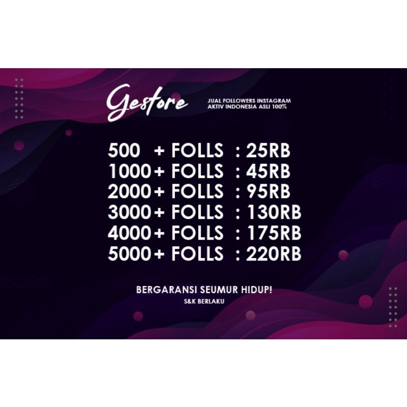 Followers INDONESIA aktif