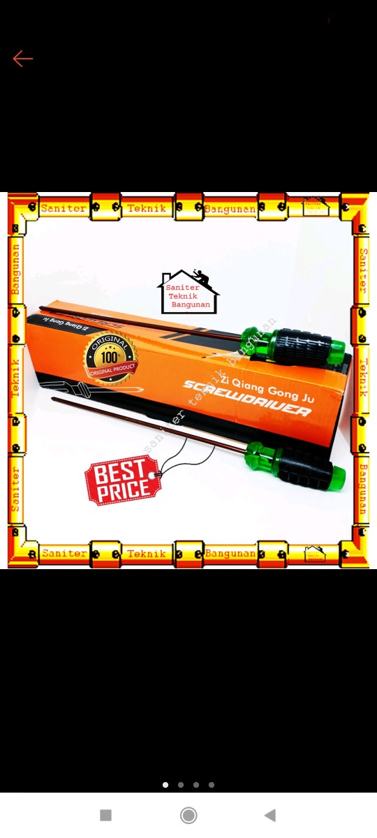 Obeng Plus-obeng Magnet-obeng Panjang Popeye 12 Inch