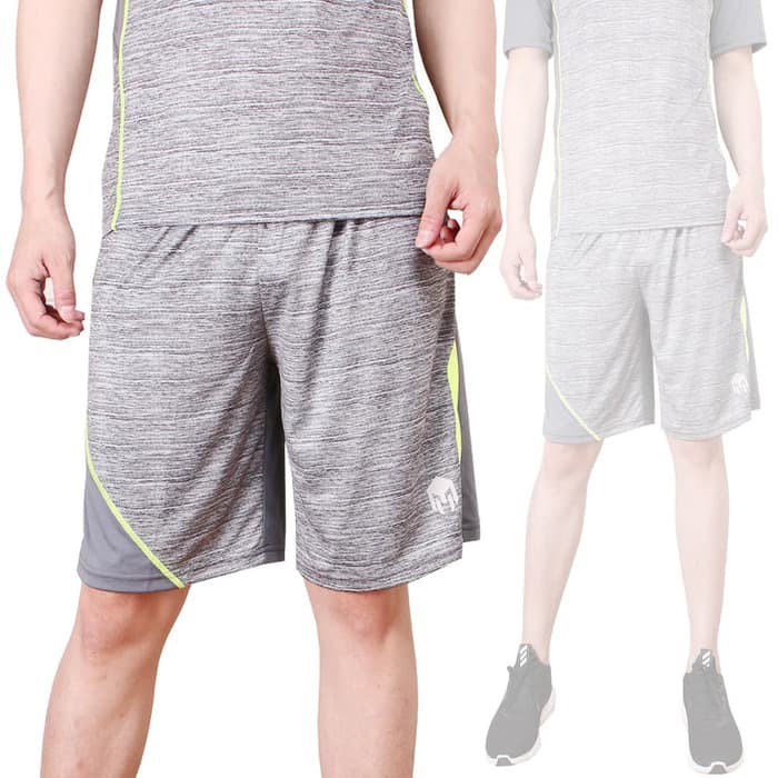 CELANA OLAHRAGA PENDEK CELANA RUNNING MILLS 3001 Cationic Grey