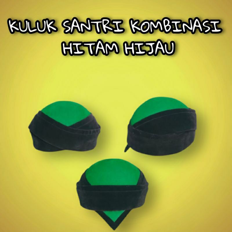 peci kuluksantri / imamah / kopiah sorban / peci putih / songkok / kupluk / topi / cod peci kuluk sa