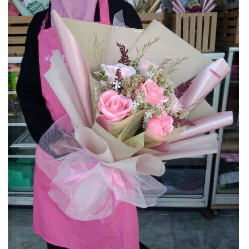 Buket Bunga Edelweis/Buket Edelweis